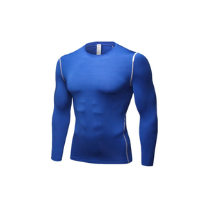 Camiseta Deportiva de Manga Corta para Hombre, Diseño Moderno, Cuello Redondo, Color Puro, Elástica, Compresión, Protección UV UPF50+, Secado Rápido, Venta al Por Mayor - Product Image 6