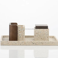MarbleTerrazzo Brûleur d'encens Indien Mubkhar Box Set de plateaux personnalisés pour le Ramadan Eid Saison Derniers fournisseurs Bakhoors Inde
