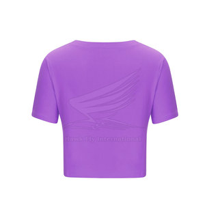 Camiseta Corta de Lona Informal de Verano con Logotipo Personalizado al por Mayor, Último Diseño para Venta en Línea - Product Image 2