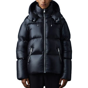 Nueva Colección en Oferta, Chaqueta de Invierno para Hombre Personalizable, de Lona, Resistente al Viento, Transpirable y Ecológica, Servicio OEM - Product Image 1