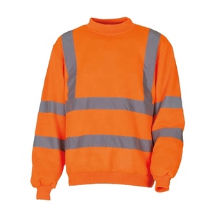 Men's High Visibility Reflective Hooded Sweatshirt Safety Sweatshirt Hoodie Wholesale Price - Product Image 1