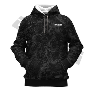 Sudadera con capucha de manga larga con estampado de letras gráficas para hombre, jersey con cordón, Tops, bolsillo, sólido, anticontracción, XS, ropa Lisa teñida - Product Image 4