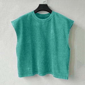 Camiseta sin mangas para hombre de calidad superior Casual Summer Fashion Outstanding Fabric High Street Camisa sin mangas con ajuste elegante - Product Image 1