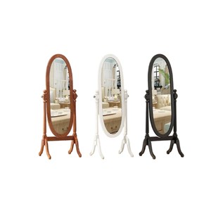 Cadre en bois de luxe moderne, miroir de couleur personnalisée, miroir décoratif pour la maison, cadre minimaliste en bois massif, miroir mural décoratif - Product Image 1