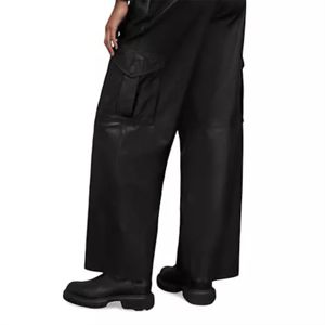 OEM Custom Premium Women's Black Leather Trousers - Skinny <b>Fit</b> and <b>Perfect</b> for Fashion Outfits - Product Image 4