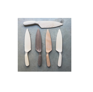 Servidor de pastel de madera, juego de cuchillo y servidor para Pastel de Bodas, elegante pieza de diseño de utensilios decorativos para fiestas barrocas - Product Image 1