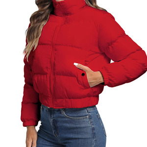 Doudoune matelassée pour femmes bulle mode hiver fermeture éclair compressible écologique coupe-vent nouveauté - Product Image 6