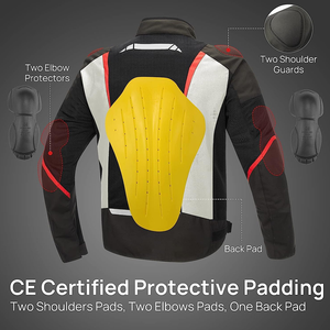 Personalizado Otoño Invierno impermeable a prueba de viento Moto Racing Touring chaqueta de moto para ciclistas y jinetes - Product Image 2