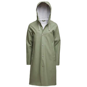 Custom Men Adults Regular Coat Reusable <b>Raincoat</b> Thickened Waterproof Canvas Outdoor <b>Hooded</b> <b>Raincoat</b> Front Logo - Product Image 1