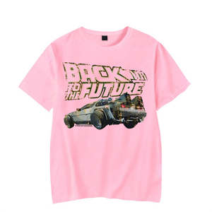 T-shirt décontracté à manches courtes et col en O 100% coton sérigraphié en soie solide T-shirts à la conception personnalisable Vente en gros sur mesure - Product Image 2