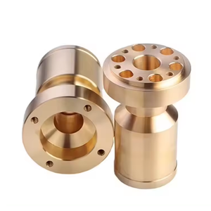 Composants tournés en laiton et en acier inoxydable personnalisables de haute qualité Services d'usinage CNC avec fil de brochage EDM disponible - Product Image 1