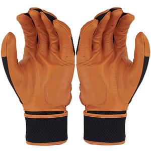 Guantes de bateo de béisbol al por mayor de alta calidad, cómodos guantes de bateo de cuero personalizados - Product Image 4