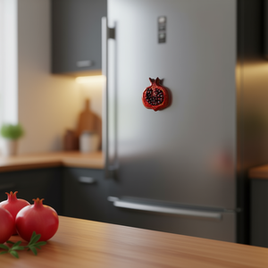 Imán para Refrigerador de Poliéster con Forma de Granada - Product Image 3