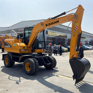 6,5-Tonnen-Radbagger, Euro 5-Standard, EPA-zertifiziert, mit verstärktem Ausleger, geeignet für kommunale Landschafts bau projekte - Product Image 2