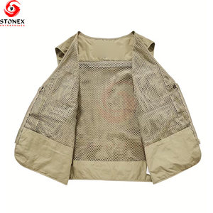 Nouveau gilet de sécurité réfléchissant 2025, design personnalisé, polyester respirant, vêtement d'été unisexe, fermeture éclair, séchage rapide - Product Image 3