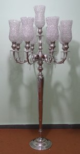 Large <b>Candelabra</b> for Weddings Metal Crystal Arms Fancy Hot Design Royal Luxuries <b>Candelabra</b> Wedding Decor Centerpiece <b>Candelabra</b> - Product Image 5