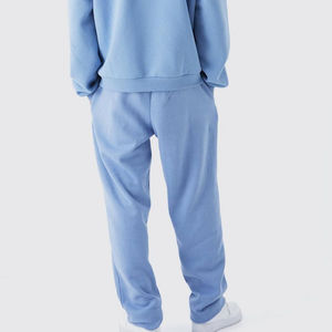 Pantalones de chándal de entrenamiento sueltos Joggers de lana térmica pantalones de chándal de gran tamaño logotipo personalizado Vintage hombres Casual impresión Digital oscuro - Product Image 2