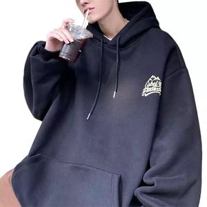 เสื้อฮู้ดดี้แบบถักเนื้อหนา 280 แกรม รุ่นปี 2022 ผลิตตามสั่งจากโรงงาน ทรงโอเวอร์ไซส์ ใส่ได้ทั้งชายและหญิง ซับในกันยับ พิมพ์ลายตัวอักษรแบบนูน 3 มิติ - Product Image 4