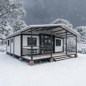 Maisons modulaires chinoises résistantes aux intempéries, entièrement isolées, en panneaux sandwich préfabriqués, pour sites hivernaux en <span class=keywords><strong>Norvège</strong></span> - Product Image 4