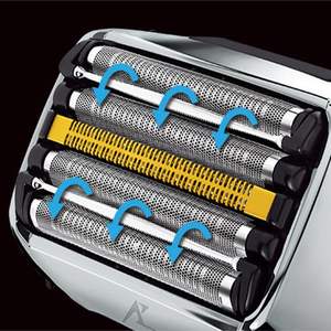 Cuchilla exterior de repuesto de triple hoja para afeitadora eléctrica mini para hombre, kit de red de corte para barba y cara, para uso en RV - Product Image 1