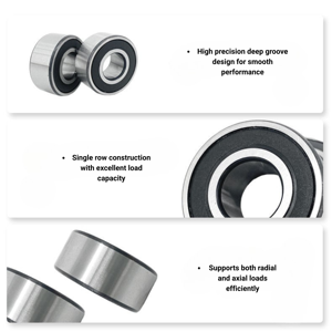6308สแตนเลสจาระบี40X90มม. ลูกปืนความแม่นยำสูงแถวเดียวหล่อลื่นสำหรับอุตสาหกรรม - Product Image 2