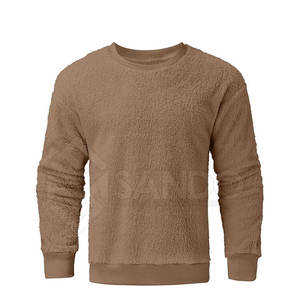 Sudadera Sherpa informal de color personalizado para hombres, ropa de moda, el mejor precio a la venta, algodón hecho en línea - Product Image 4