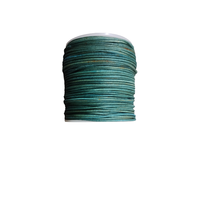 Cordon en cuir rond de 1,5 mm de couleur personnalisée pour la fabrication de bijoux, taille personnalisée, emballage en rouleau, Y S INTERNATIONAL