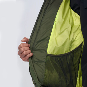 Chaqueta acolchada utilitaria de invierno de talla grande para hombre personalizada al por mayor, chaqueta acolchada de tela de lona con cremallera, abrigo de burbujas para hombre, ropa de fabricante - Product Image 5