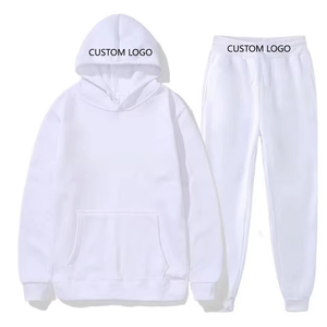 Heavyweight <b>Fleece</b> Blank Oversized Tracksuit Comfortable Breathable Outdoor <b>Fleece</b> Fabric Tracksuit - Product Image 5