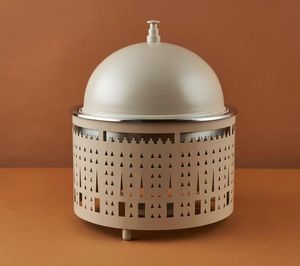 Casserole de qualité supérieure couvercle rond du moyen-orient avec support laser élégant pot arabe Ramadan spécial Buffet fête chauffe-plats - Product Image 4