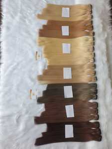 Extensions de cheveux vierges non traités, naturels, lisses et ondulés, Remy, cheveux vietnamiens bruts, cuticules alignées, 8-32 pouces, 100 grammes, tissage doux - Product Image 2