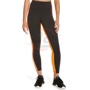 Women's 2025 Best Material Solid Style Gym Fitness Pants Elastic <b>Waist</b> Closure Yoga <b>Legging</b> OEM Sale - Product Image 2