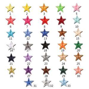 แผ่นปะรูปดาวตัวน้อยที่รีดเย็บปักหลากสี - Product Image 4