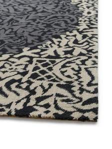Nesta charbon de bois/Beige 200x280 cm tapis en laine le plus populaire pile coupée moderne pour salle à manger chambre salon pour Hall/entrée - Product Image 5