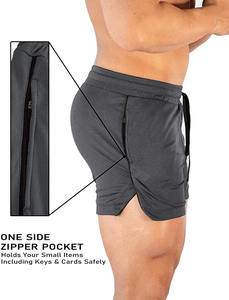 กางเกงขาสั้นระบายอากาศสำหรับผู้ชายทำงานลำลองฤดูร้อนออกแบบได้ตามต้องการกางเกงขาสั้นมีกระเป๋า - Product Image 3