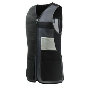 Gilets d'argile personnalisés respirants en maille de haute qualité toutes saisons avec de grandes poches pour les coquilles conçues pour les hommes - Product Image 5