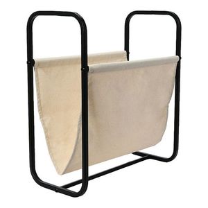 Metal Copper <b>Magazine</b> Book Holder for Office Desktop Modern Livingroom Decorative White Leather Book <b>Magazine</b> Rack PU Leather - Product Image 2