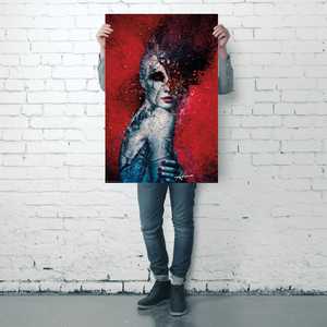 Póster sobre lienzo de Mario Sánchez Nevado con diseño de Indiferencia para decoración de pared - Product Image 5