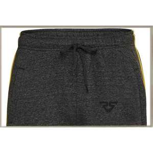 Survêtements personnalisés dernière Offre Spéciale de qualité supérieure en gros hommes gris foncé et rayures jaunes Gym Fitness vêtements de course ensembles de survêtements - Product Image 2