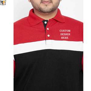 Polos de lujo para hombre, ropa de alta calidad, camisetas con logotipo bordado personalizado, camisetas de manga corta de algodón 300GSM - Product Image 6