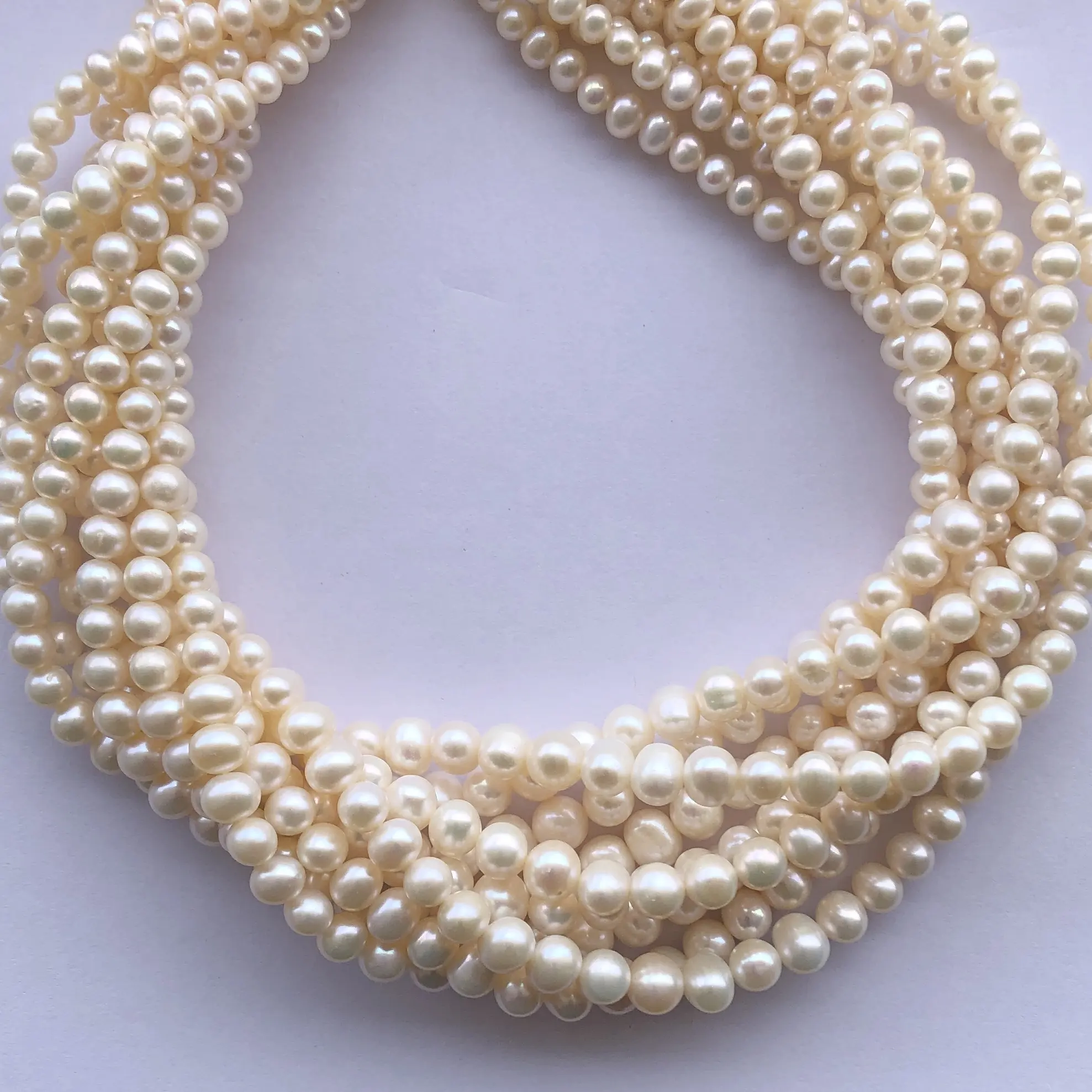 6mm 8mm Natural Yellow White Color Freshwater Pearl Stone Potato Shape Beads Wholesale Jewelry Making Cultured Pearls Alibaba