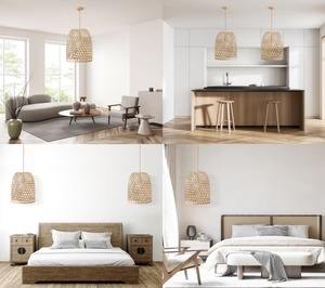 Premium Audra Lanterne Rotin Pendentif Élégant Vintage Inspiré Pendentif pour Sophistiqué Maison et Bureau Décor - Product Image 4