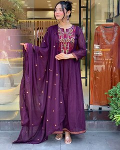 <b>Presenting</b> New Designer Party Wear Look Top-Plazzo and Dupatta With Heavy Embroidery Work - Product Image 3