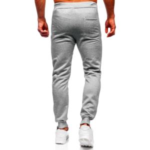 Pantalons de survêtement pour homme personnalisés, taille mi-haute, toile unie, cordon de serrage, ample, logo imprimé, pantalon en toile surdimensionné - Product Image 6