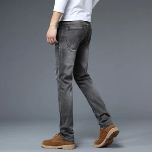 Pantalones Vaqueros Rectos de Diseño Clásico y Estilo Moderno, Ligeros, Ecológicos, Casuales, de Material Suave y Duradero, Ajuste Relajado, Comodidad Suave - Product Image 6