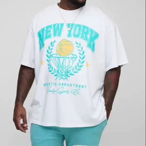 T-shirt en coton tricoté 100% coupe classique pour homme, sérigraphie 2025, 240 GSM, qualité de couture supérieure, streetwear personnalisé, numérique - Product Image 1