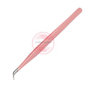 Pinzas de pestañas profesionales Pinzas de extensión de pestañas de alta calidad de acero inoxidable - Product Image 5