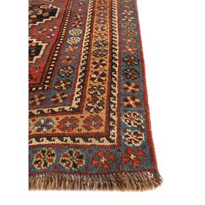 Alfombra de Lana Azul Kiaan Anudada a Mano Paem-1425 9x12 Rectangular con Patrón de Medallón para Decoración de Sala de Estar o Uso en Pasillos - Product Image 4