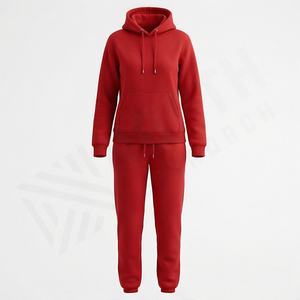 Conjunto Deportivo Informal de Dos Piezas para Mujer, Top Corto y Pantalones Deportivos, 100% Algodón, Color Personalizado, Venta al por Mayor - Product Image 1