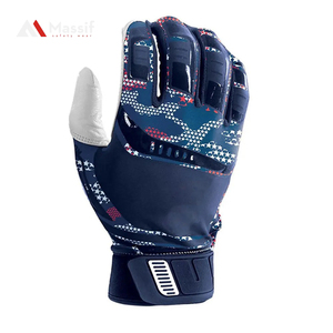 Gants de frappeur de baseball personnalisés professionnels Protection des mains Gants de frappeur de baseball Gants de baseball en cuir - Product Image 2